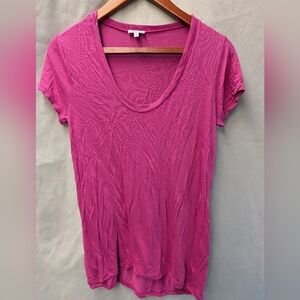 Splendid Fuchsia Short Sleeve Tee Size Medium